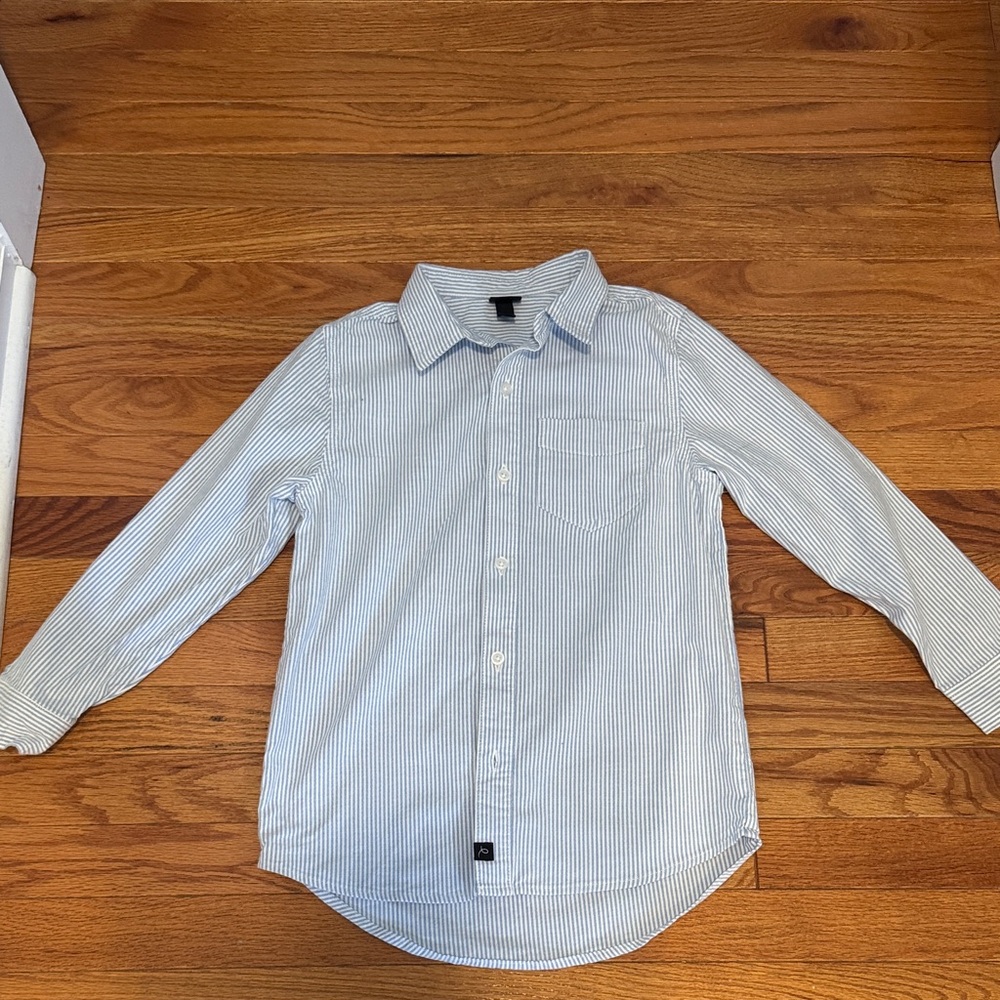 art class Blue Striped Button Down Shirt